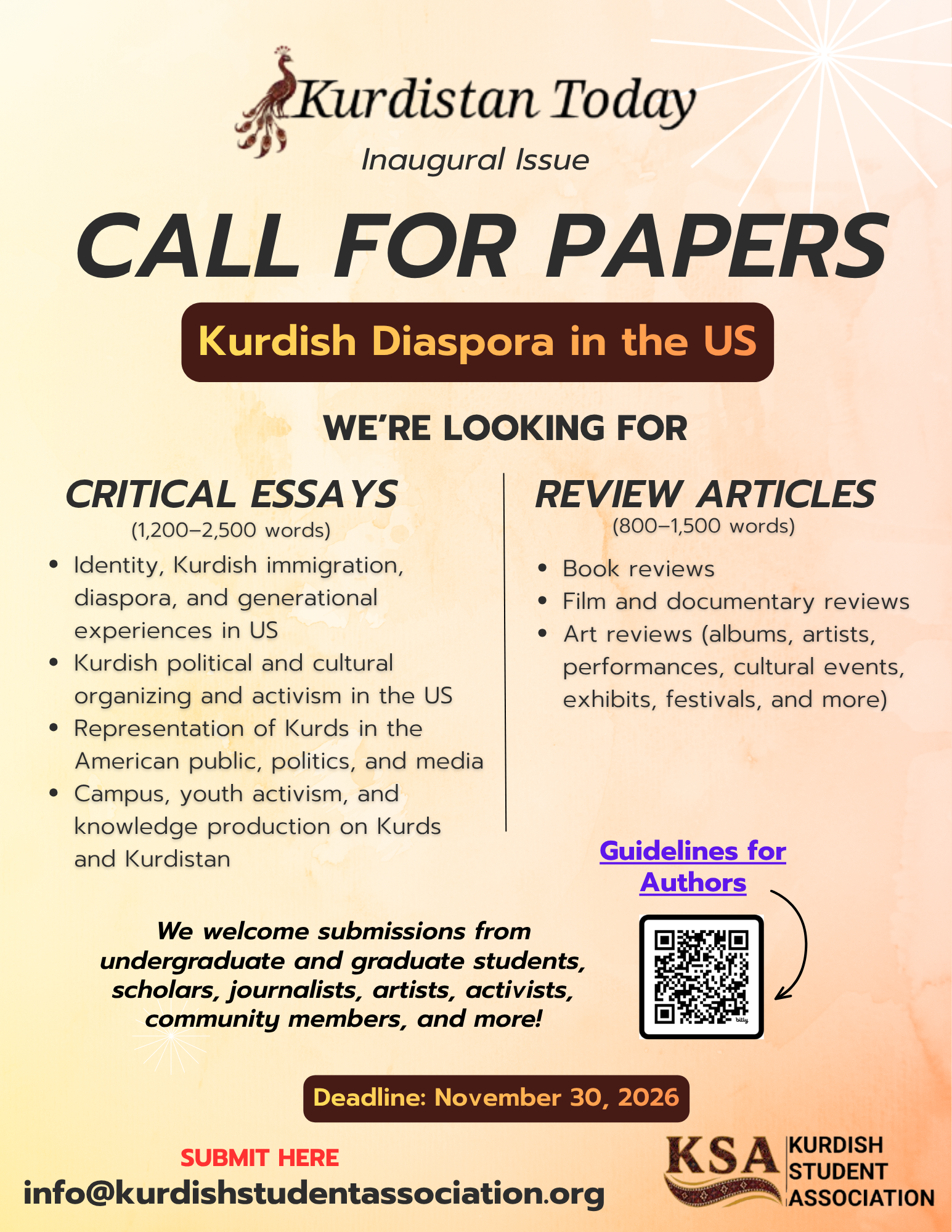 kurdistan today cfp